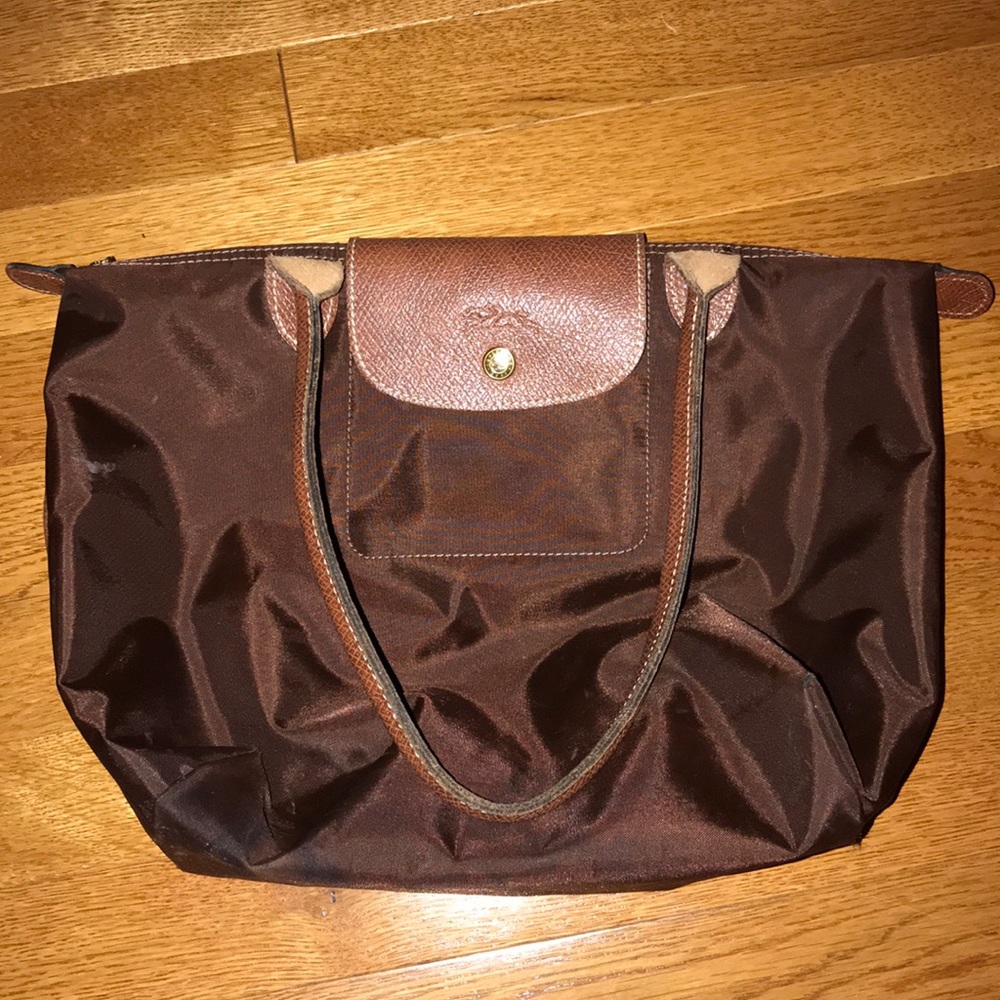 Small brown Longchamp bag